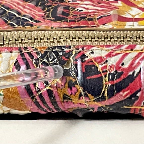 Brahmin Ady DESERT BLOOM MELBOURNE Slim Floral print Leather Wallet NWD - Picture 8 of 8